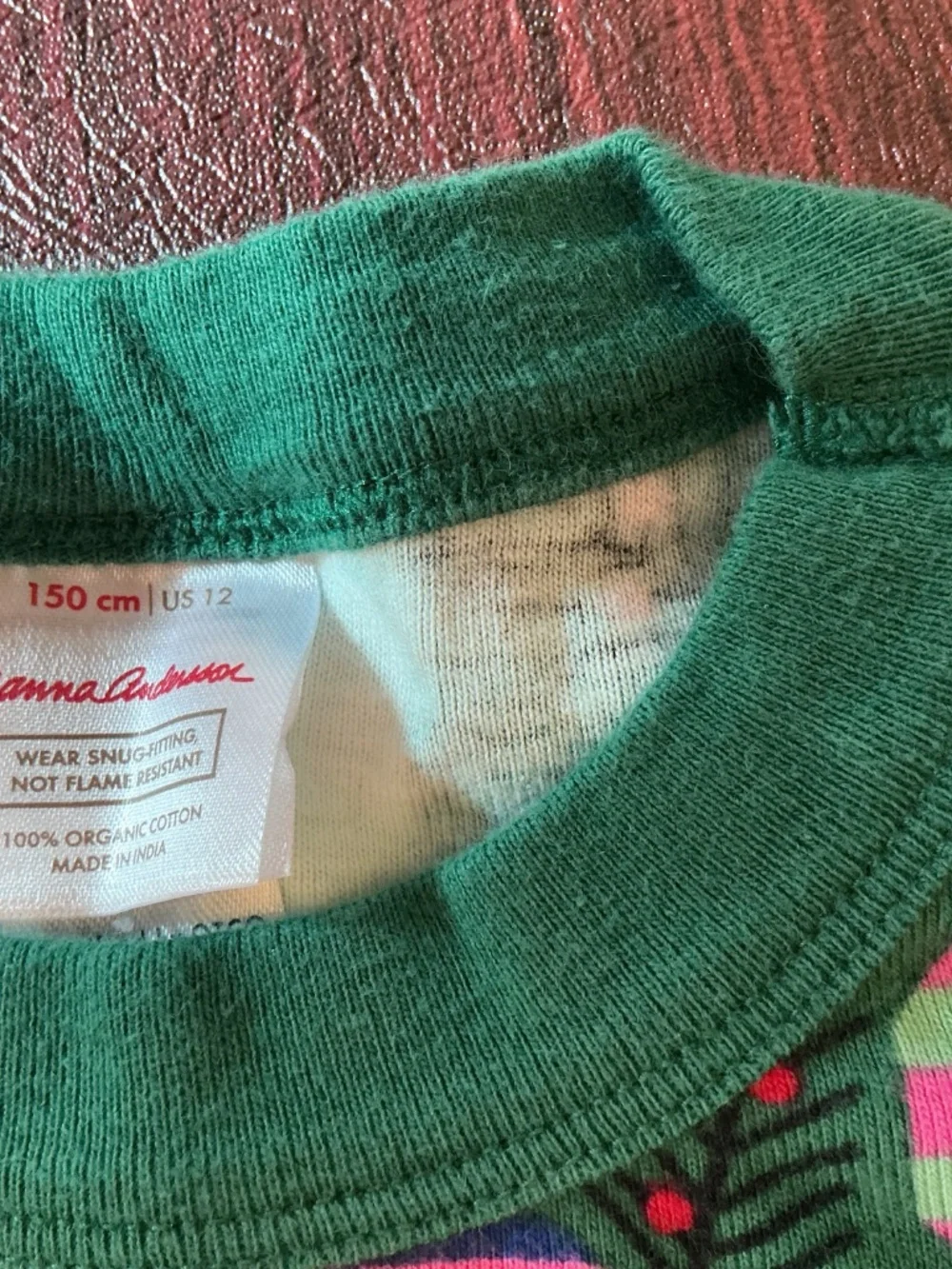 Hanna Andersson Christmas Ornament Organic Cotton Pajamas 12